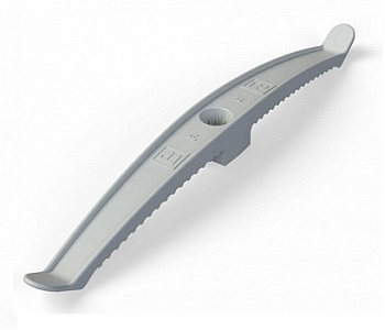 PR13.0382 держатель кабеля двухсторонний для прямого монтажа серый Промрукав