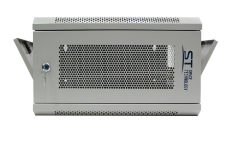 ST-NCP6U02 (СЕРЫЙ) С ПОЛКОЙ шкаф телекоммуникационный 19" Space Technology