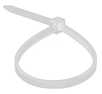 Хомут nylon 2.5х120 мм белый (07-0120) (100 шт/уп) REXANT