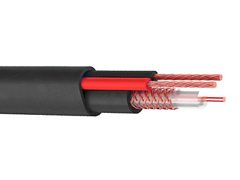 КВК-П 2х0,75 (ТСм-012.2-15) кабель комбинированный для систем видеонаблюдения; сечение жил 0,75 мм². (200 м/бухта) ГОСНИП