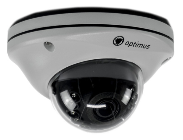 IP-S075.0(2.8)MP уличная купольная всепогодная IP-камера видеонаблюдения с встроенным микрофоном Optimus