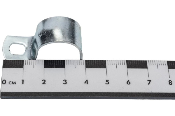 Скоба однолапковая D20 (100 шт) (43720) Экопласт