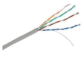 UTP CAT 5E 4x2x0,50 CU PVC кабель внутренний (МЕДНЫЙ) витая пара Space Technology