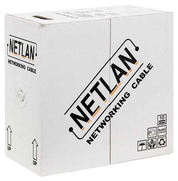 EC-UU002-5-LSZH-OR кабель NETLAN U/UTP, (305 м/бухта)