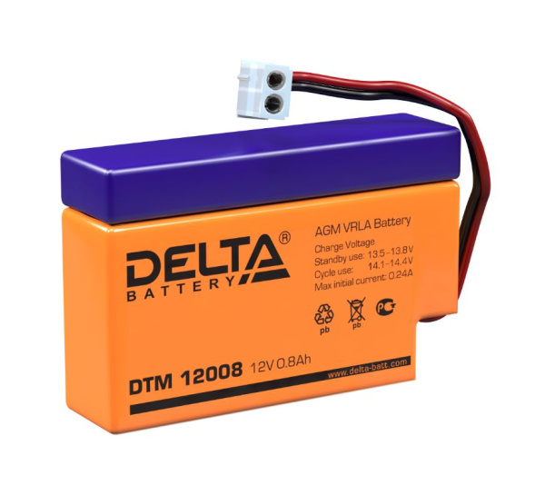 Аккумулятор Delta DTM 12008 (T9)