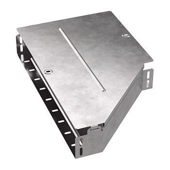 PR16.0695 Переходник левый с крышкой Стандарт 500х300х80 Промрукав PR16.0695 Переходник левый с крышкой Стандарт 500х300х80 Промрукав