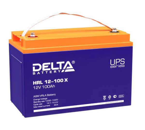 Аккумулятор Delta HRL 12-100 X