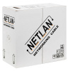 EC-UF004-5E-PVC-GY кабель NETLAN F/UTP 4 пары, (305 м/бухта), Кат.5e, внутр.305мPVC, одножильный, 100МГц, серый 