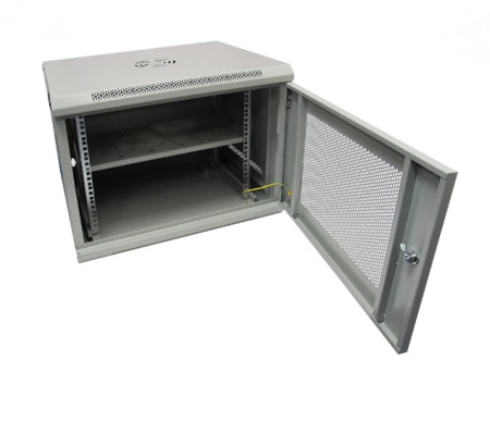 ST-NCP9U600 (СЕРЫЙ) С ПОЛКОЙ шкаф телекоммуникационный 19" Space Technology
