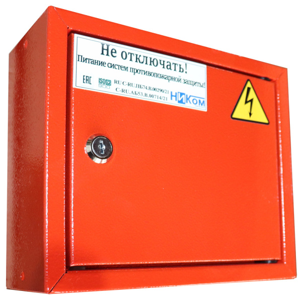 ЩУ-П НИКОМ 230-IP31-1[2/230/6] панель питания электрооборудования систем противопожарной защиты