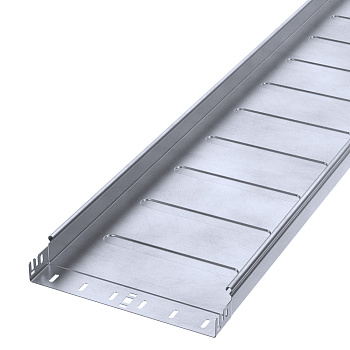 PR16.13731 лоток неперфорированный Профи INOX (AISI 316) 300х50х6000 (1,2 мм) (12 м/уп) Промрукав