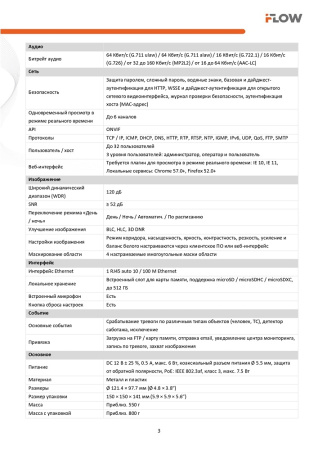 F-IC-1482CM(2.8mm) (Аналог DS-I852M(2.8mm)) 8Мп уличная купольная IP-камера с гибридной Smart-подсветкой и встроенным микрофоном iFlow
