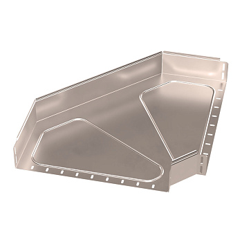 PR16.3571 Угол горизонтальный 90 градусов Стандарт INOX (AISI 409) 500х100 Промрукав