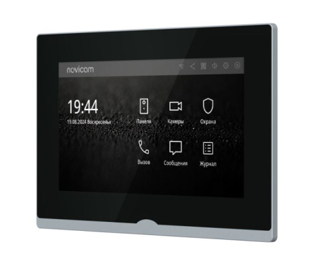 IMPULSE 7 IP WIFI BLACK (ver.4651) IP-видеодомофон с сенсорным дисплеем 7" NOVIcam