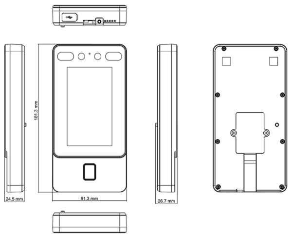 ACT-T1342MFW биометрический терминал