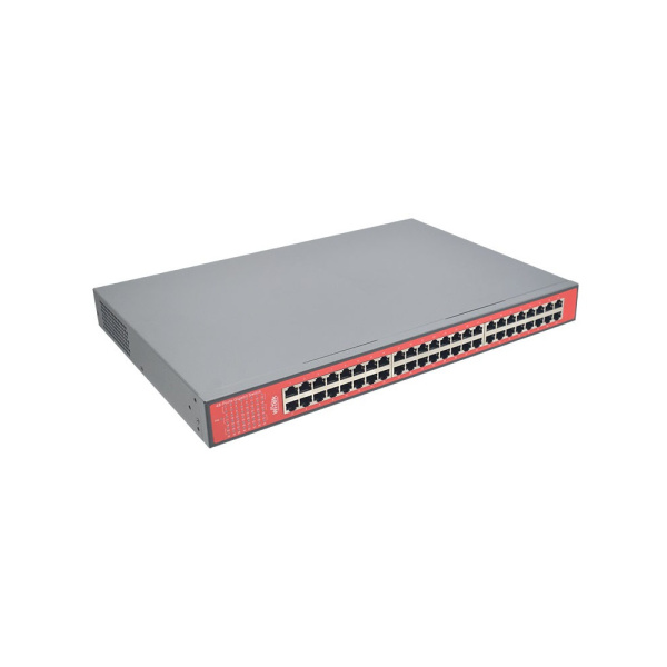WI-PS348G коммутатор неуправляемый PoE 600Вт, порты 48 PoE GE, Wi-Tek
