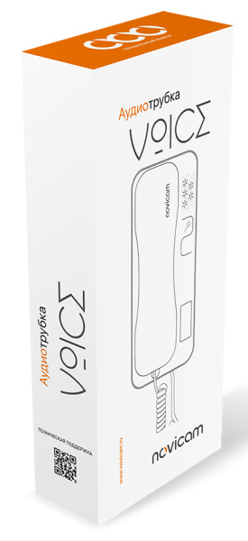 VOICE С WHITE (ver.4474) координатная аудиотрубка Novicam