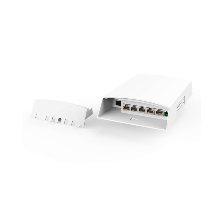 WI-PS306GF-O-DC коммутатор уличный неуправляемый PoE 60Вт, порты 4GE(PoE)+1GE(60W PoE in)+1SFP, IP65, Wi-Tek