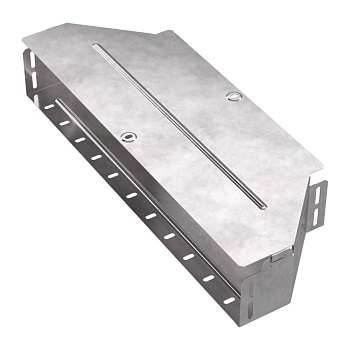 PR16.0675 Переходник симметричный с крышкой Стандарт 600х400х100 Промрукав PR16.0675 Переходник симметричный с крышкой Стандарт 600х400х100 Промрукав