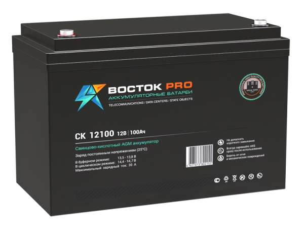Аккумулятор СК 12100 Восток