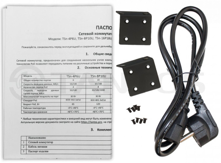TSn-16FP18G2S1 18-ти портовый неуправляемый PoE коммутатор Tantos