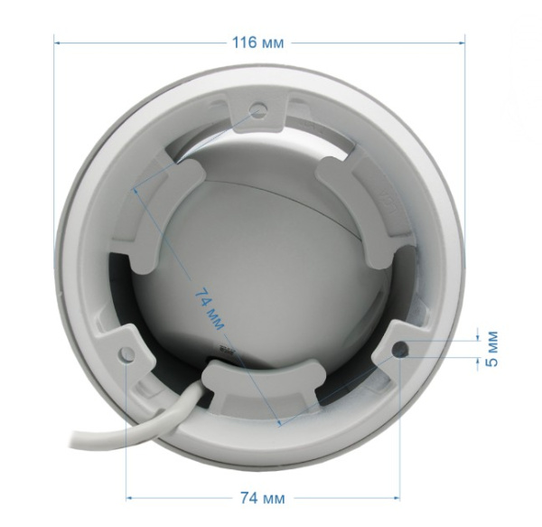 ST-VF5925 PRO STARLIGHT FORT 5Мп (мото объектив 2,7-13,5 mm) уличная купольная всепогодная IP-камера видеонаблюдения Space Technology