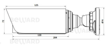 SV3218R2 (6 мм) уличная всепогодная IP-камера видеонаблюдения Beward