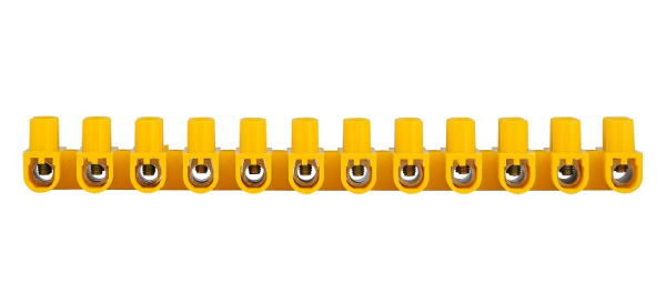 ЗВИ-10 зажим винтовой 2,5-6мм², 12 пар, IEK ( в упак.10 шт по 12 пар)