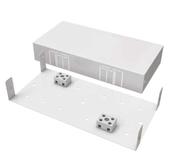 070-036 Коробка монтажная огнестойкая металлическая КМОМ (10к x 2,5мм) 210х100х37 IP 31 ПожТехКабель 