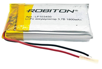 Аккумулятор LP103450-PCM 3,7V литий-полимерный (Li-Pol) 1800 мАч 3.7В 