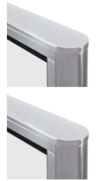 PERCo-STC-11S-NR комплект крышек (2 шт.) из нержавеющей стали для скоростного прохода PERCo-ST-11 PERCo