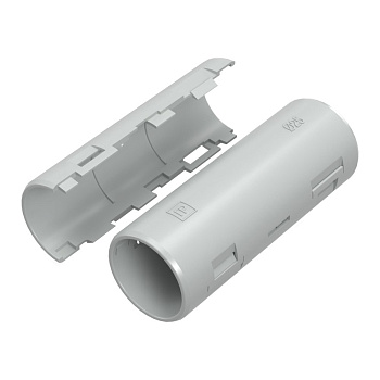 PR13.0431 муфта разборная d25 мм атмосферостойкая серая (5шт/300шт уп/кор) Промрукав