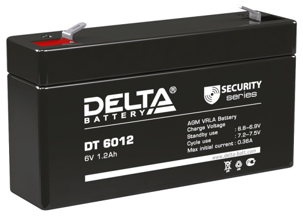 Аккумулятор Delta DT 6012