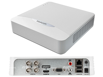 FR1104L (ver.3098) гибридный видеорегистратор 4-х канальный Novicam