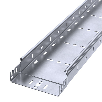 PR16.13515 лоток перфорированный Профи INOX (AISI 316) 150х50х6000 (1,0 мм) (12 м/уп) Промрукав