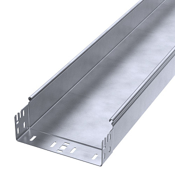 PR16.13750 лоток неперфорированный Профи INOX (AISI 316) 200х80х3000 (2,0 мм) (6 м/уп) Промрукав