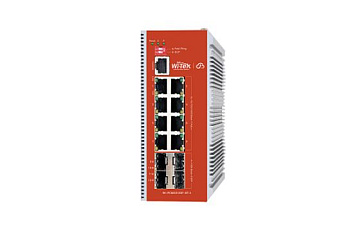WI-PCMS312GF-BT-I v2 коммутатор промышленный управляемый L2+, PoE 460Вт, 8GE+4SFP Wi-Tek
