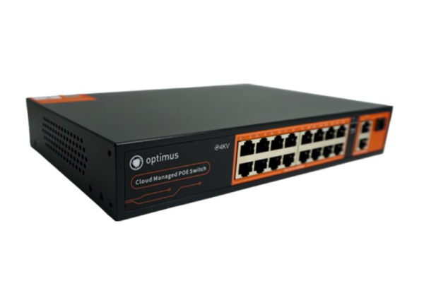 U1IC-16F/2G/1S PoE коммутатор с функциями L2 и облачным управлением Optimus