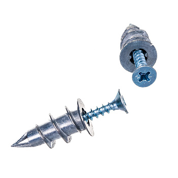 PR08.26179 анкер-дюбель с шурупом 15х38 (100 шт/уп) Промрукав