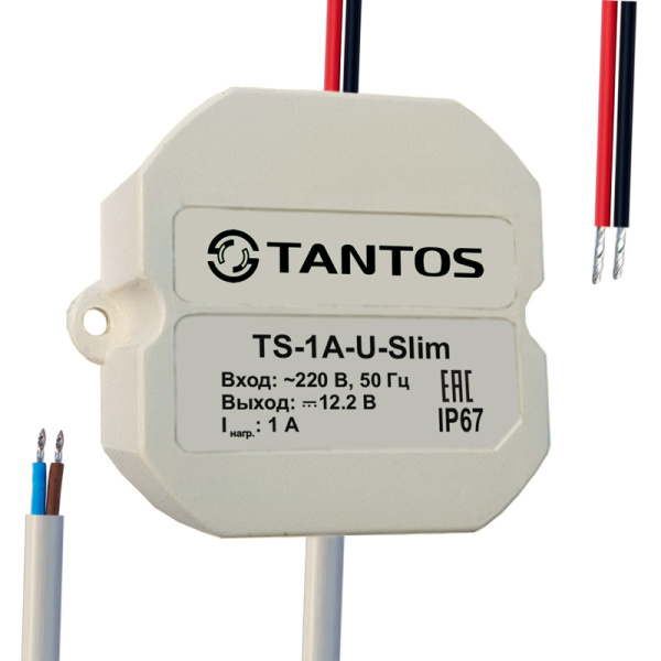 TS-1A-U-Slim источник вторичного электропитания Tantos