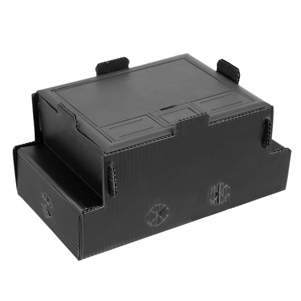 DR-PRO-054004 коробка под заливку в бетон, 8 модулей, черный Datarex