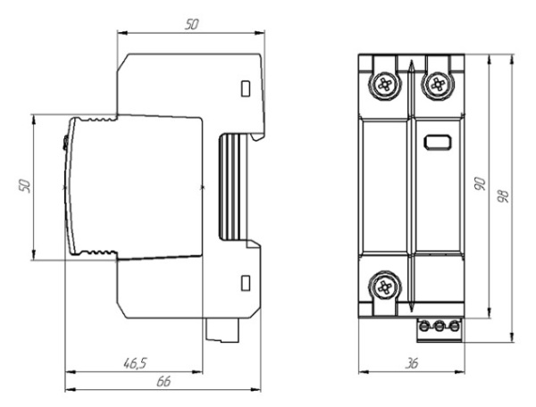 В-Т2 М 275 С однополюсное устройство защитное УЗИП ХАКЕЛЬ