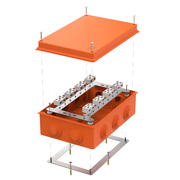 40-0330-FR6.0-4-16-Р коробка огнестойкая для о/п 40-0330-FR6.0-4-16-Р Е15-Е60 RAL2004 260х175х90 (7 шт/кор) Промрукав