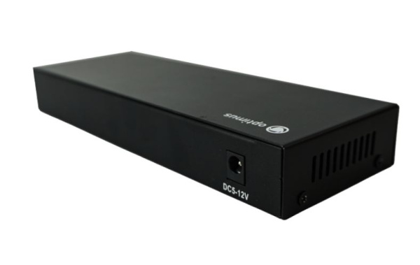 U1E-4G/4S неуправляемый оптический коммутатор с 4 портами RJ-45 и 4 портами SFP Optimus 