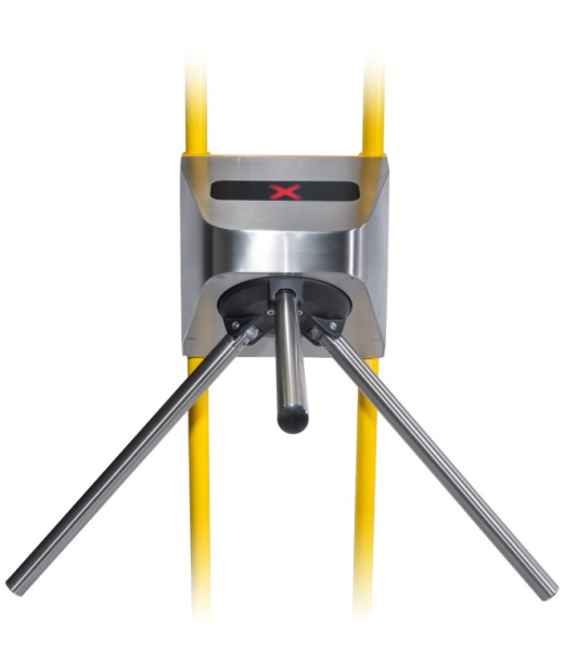 PERCo-TTR-10AT моторизованный турникет эл/мех для эксплуатации на транспорте с креплением на вертикальные трубы PERCo