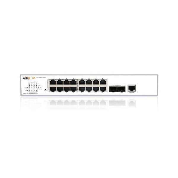 WI-CMS318GF коммутатор управляемый L2, порты 16 100/1000Base-TX + 2 SFP Wi-Tek