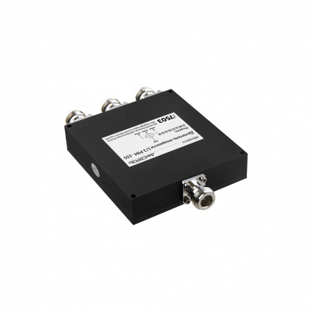 DS WS 13 727 155 43 50 Nf v.7503 делитель мощности сигнала, 698~2700 МГц, 1вх. 3вых., 155дБн@2x43дБм, 50 Ом, Pmax=50 Вт, N розетка ДалСВЯЗЬ