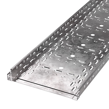 PR16.0014 лоток перфорированный Стандарт 400х50х3000 (1,0 мм) (6 м/уп) Промрукав