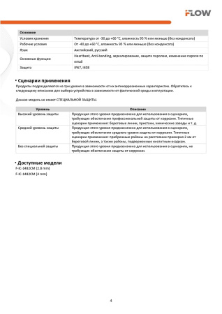F-IC-1482CM(2.8mm) (Аналог DS-I852M(2.8mm)) 8Мп уличная купольная IP-камера с гибридной Smart-подсветкой и встроенным микрофоном iFlow