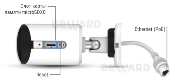 SV2005RC уличная цилиндрическая IP-камера видеонаблюдения Beward